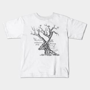 Love the trees until their leaves fall off, then encourage them to try again next year. Kids T-Shirt